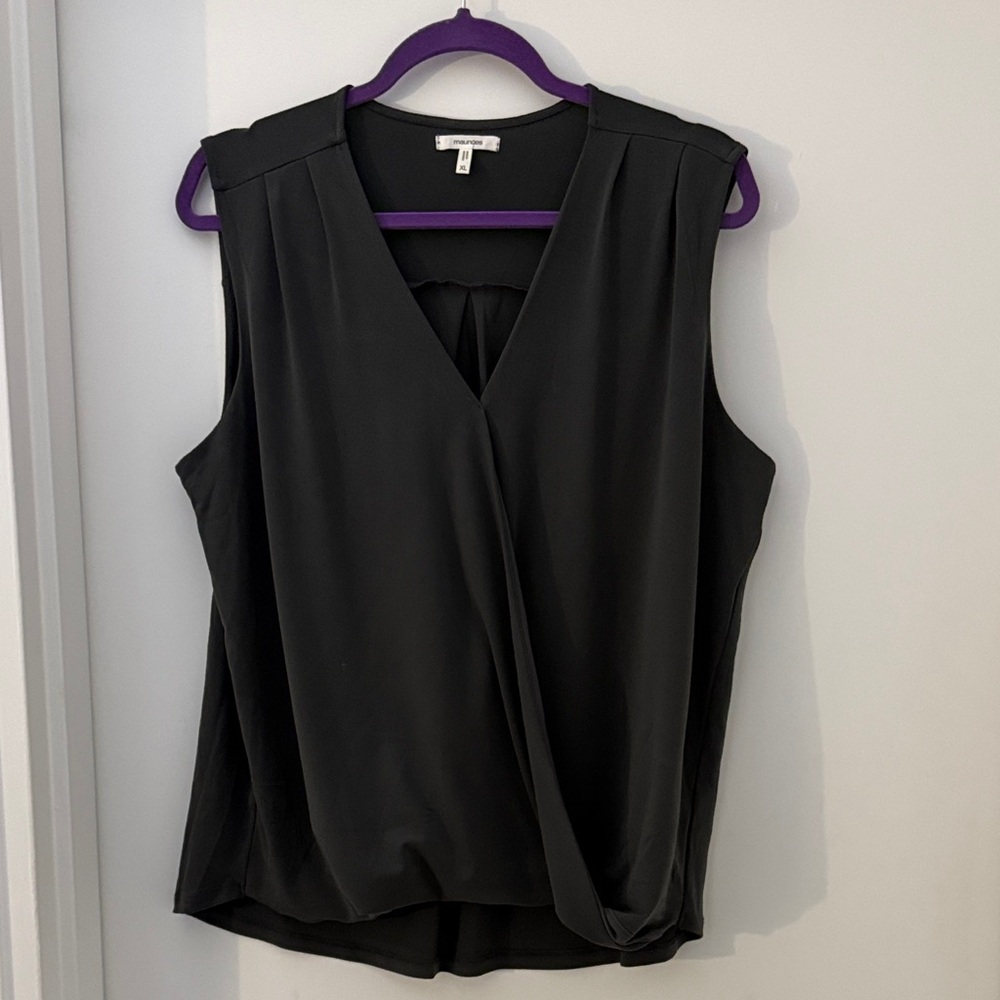 Gray Sleeveless Women's Top